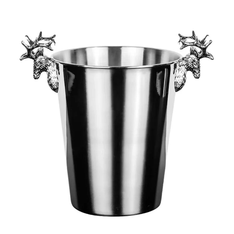 Seau Champagne Rétro Tête de Cerf