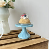 Mini Présentoir Cupcake Plastique Rétro