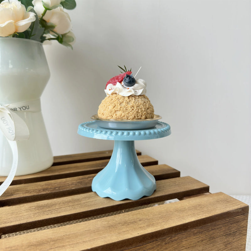Mini Présentoir Cupcake Plastique Rétro