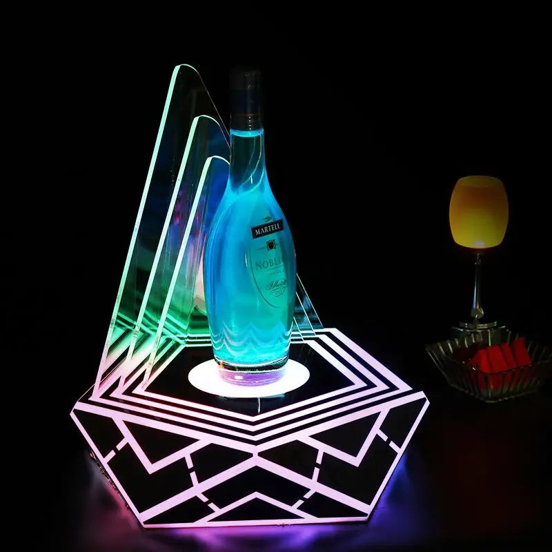 Présentoir Bouteille Lumineux LED Réception