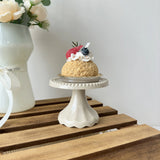Mini Présentoir Cupcake Plastique Rétro