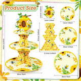 Présentoir Cupcakes Carton Abeille Fête