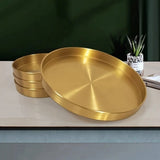 Plateau Laiton Rond Buffet Pro