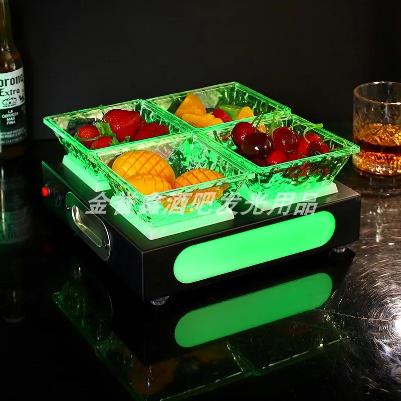Plateau Lumineux LED Fruits et Snacks
