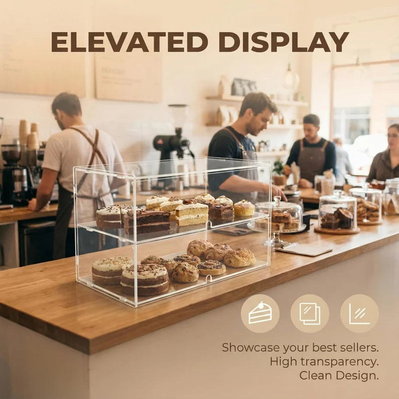 Vitrine Présentoir Pâtisserie Multi-Niveaux