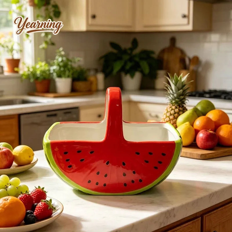 Panier de Présentation Céramique Fruits Buffet