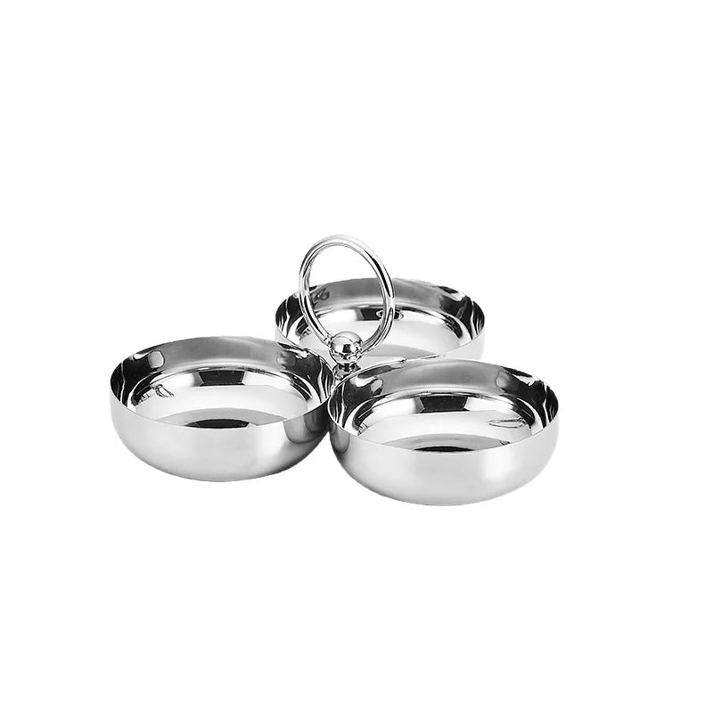 Coupe Service Inox Trois Sections