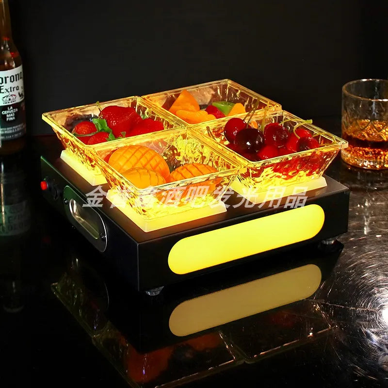 Plateau Lumineux LED Fruits et Snacks