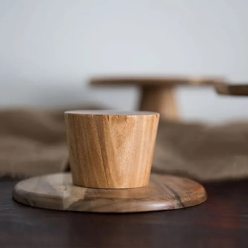 Présentoir Gâteau Bois Naturel