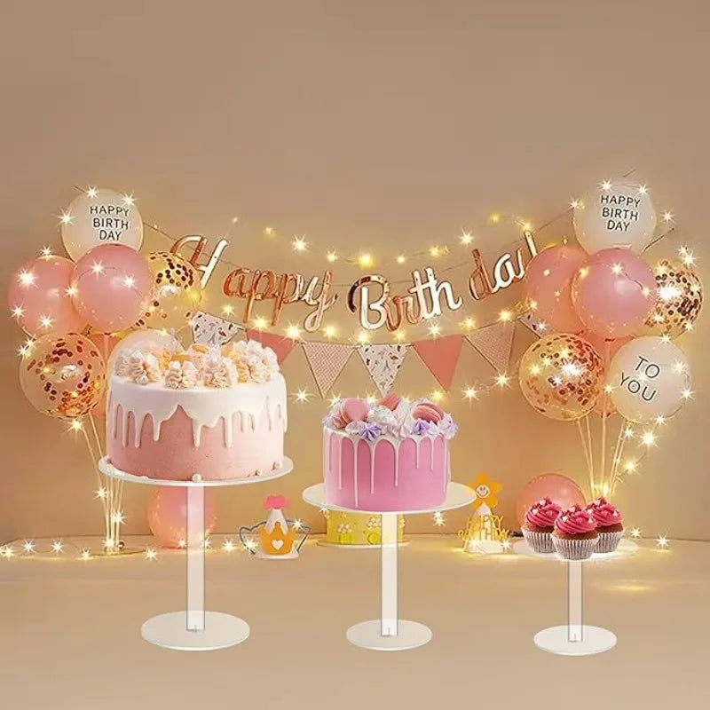 Mini Présentoir Gâteaux Acrylique Mariage