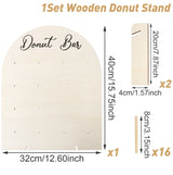 Mur de Donuts Rustique Buffet