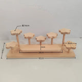 Présentoir Bois Multi-Niveaux Pâtisserie