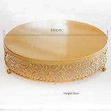 Présentoir Gâteau Rond Métal Mariage Buffet – support buffet traiteur professionnel