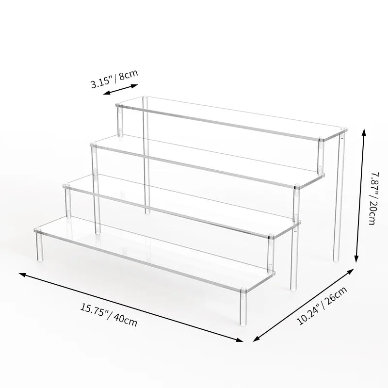 Présentoir Multi-Niveaux Acrylique Buffet Traiteur