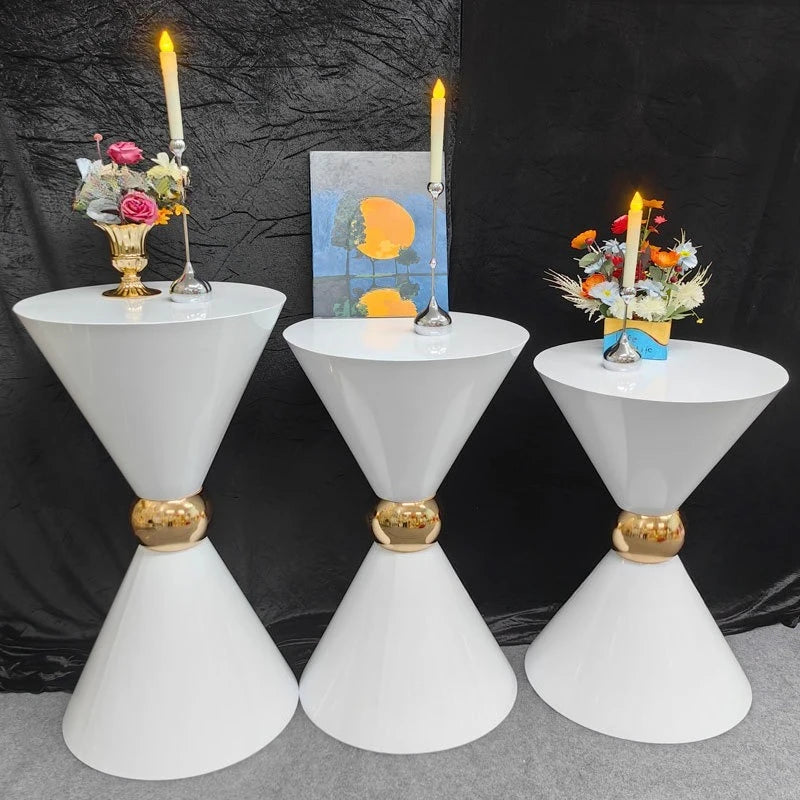 Présentoir Gâteaux Piédestaux Métal Mariage