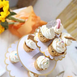 Présentoir Cupcakes Papier Jetable Mariage