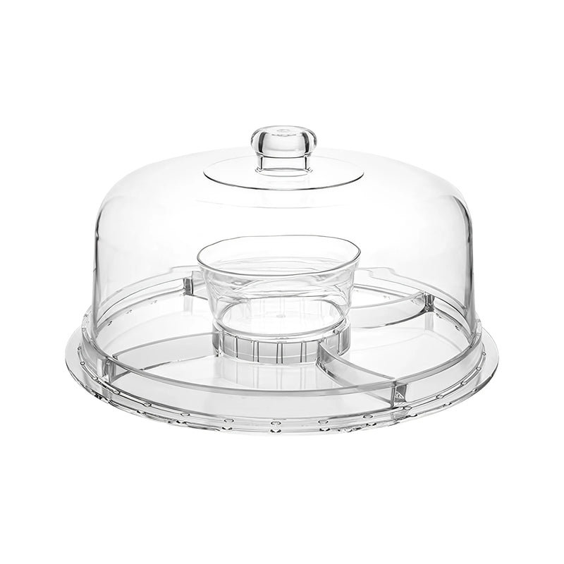 Présentoir Gâteau avec Cloche Transparente