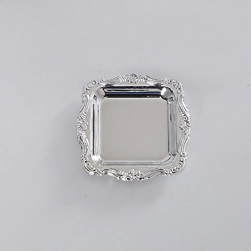Plateau Mini Lot de 10 Doré Argenté