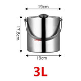 Seau à Glace Inox Baril Bar