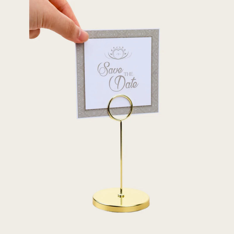 2 soportes para números de mesa, tarjeteros, soportes para tarjetas, clips para menús y portafotos
