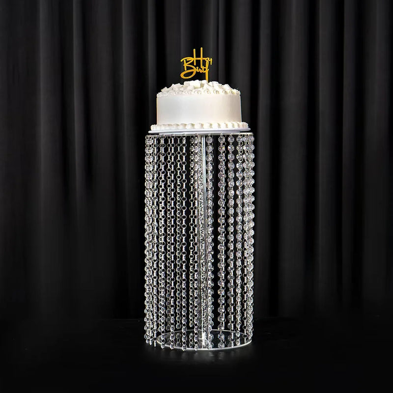 Présentoir Gâteau Cristal Acrylique Mariage