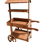Présentoir Buffet Bois Rustique Chariot Boutique