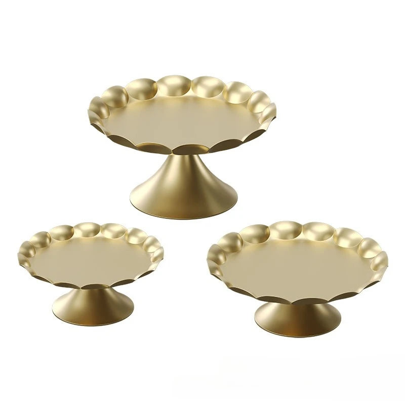 Présentoir Gâteaux Doré Vintage Mariage