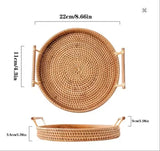 Panier Rotin Rangement Buffet