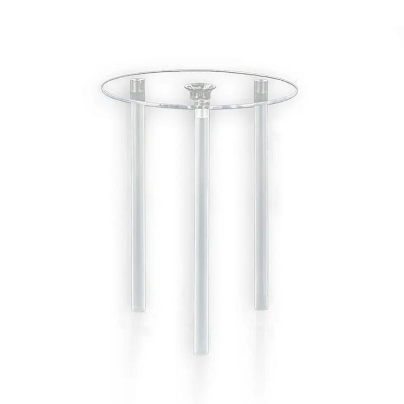Support Gâteau Rond Plastique Transparent