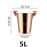 Rafraîchisseur Champagne Baril Tête Cerf