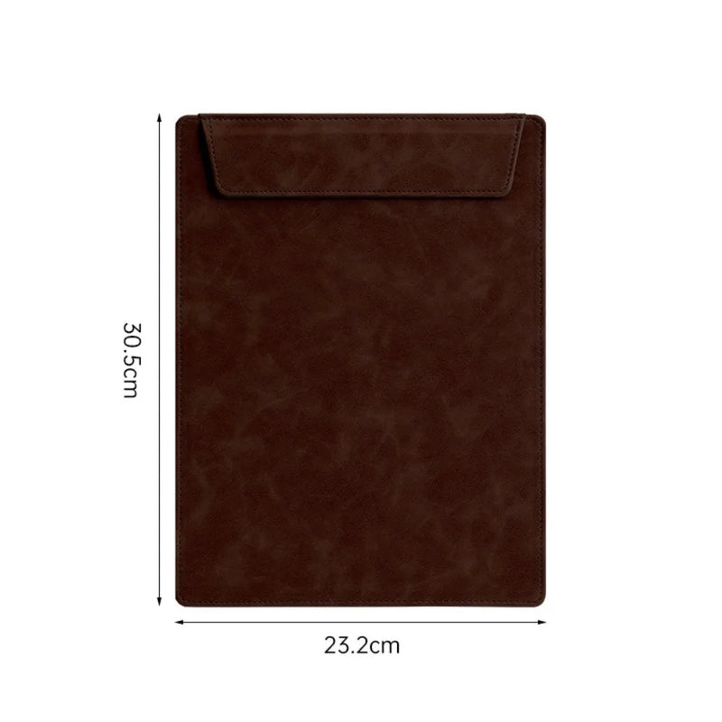 1 unidad, portamenús de ante, portapapeles magnético de piel sintética A4/A5/A6/A7/B5 con soporte para bolígrafo, bloc de notas para restaurante/cafetería/bar/hotel