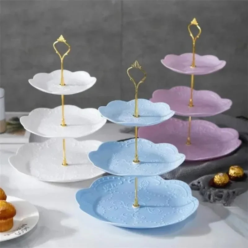 Présentoir Gâteau 3 Étages Démontable