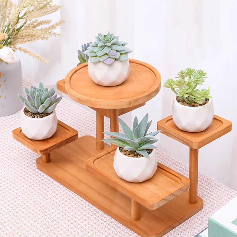 Présentoir Bois Multi-Niveaux Cupcakes