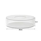 Présentoir Gâteau Acrylique Rond Socle Transparent