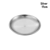 Assiette Inox Présentation Buffet Traiteur