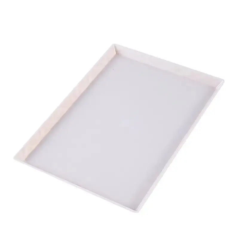 Bandeja rectangular de acrílico de lujo para el hogar, plato de té para sala de estar, plato para frutas, bandeja de almacenamiento de escritorio, bandeja de servicio para salón de belleza
