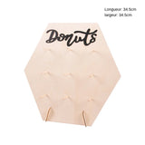 Présentoir Donuts Bois Rustique DIY