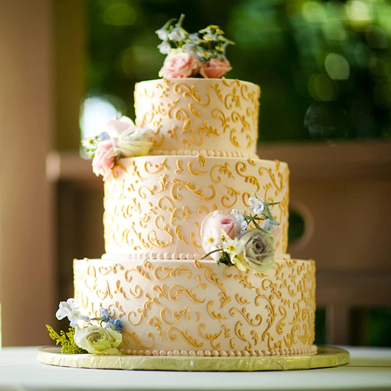 Varillas de soporte para tartas con bases para tartas, platos separadores de plástico blanco para elegantes tartas de varios pisos en fiestas