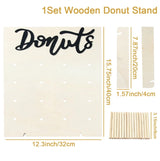 Mur de Donuts Rustique Buffet