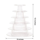 Présentoir Macarons Pyramide 6 Étages Mariage – ambiance mariage romantique et raffinée