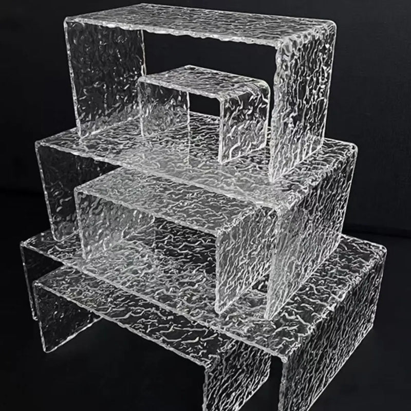 Présentoir Rehausseur Acrylique Desserts Vitrine
