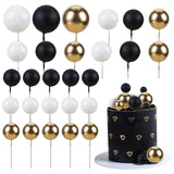 Toppers Boules Décoratifs Gâteau Mariage