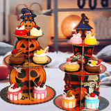 Présentoir Cupcakes Carton Halloween Fête