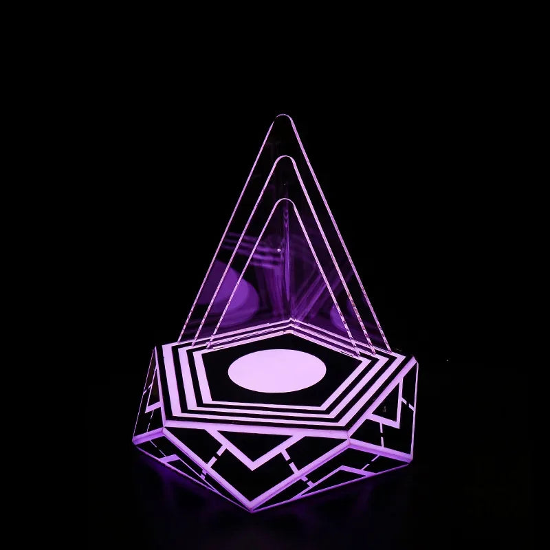 Présentoir Bouteille LED Rechargeable Soirée