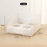 Boîtes Cupcake Transparentes Pâtisserie Traiteur