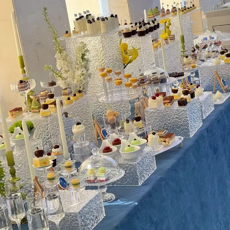 Présentoir Buffet Acrylique Colonnes Mariage