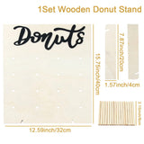 Présentoir Donuts Bois Fête Enfant