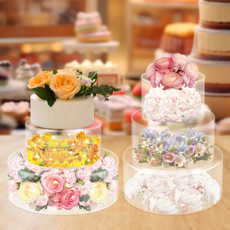 Présentoir Gâteau Acrylique Mariage Buffet