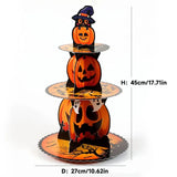 Présentoir Cupcakes Carton Halloween Fête