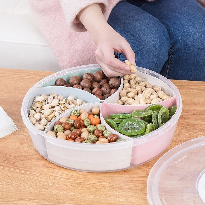Plateau Compartimenté Fruits et Snacks